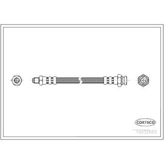 Stabdžių žarnelė CORTECO 19032683