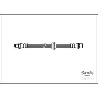 Stabdžių žarnelė CORTECO 19032704