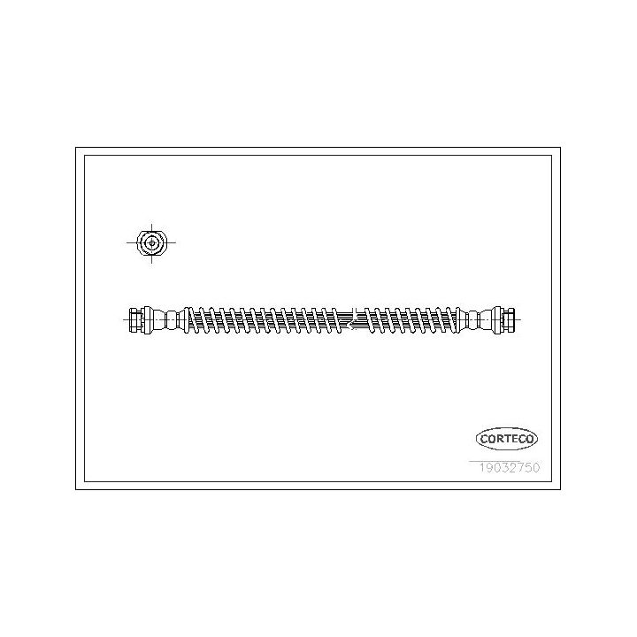 Stabdžių žarnelė CORTECO 19032750