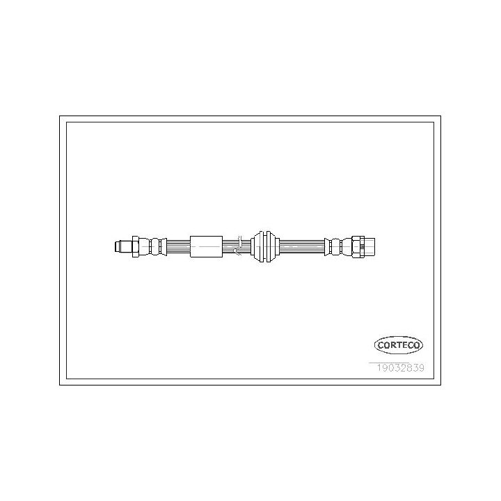 Stabdžių žarnelė CORTECO 19032839