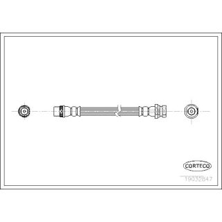 Stabdžių žarnelė CORTECO 19032847