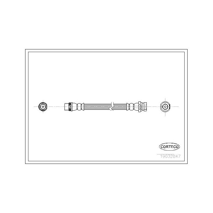 Stabdžių žarnelė CORTECO 19032847