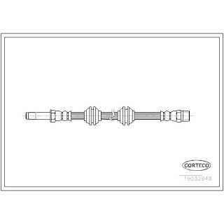 Stabdžių žarnelė CORTECO 19032848