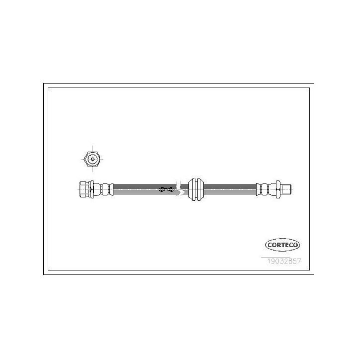 Stabdžių žarnelė CORTECO 19032857