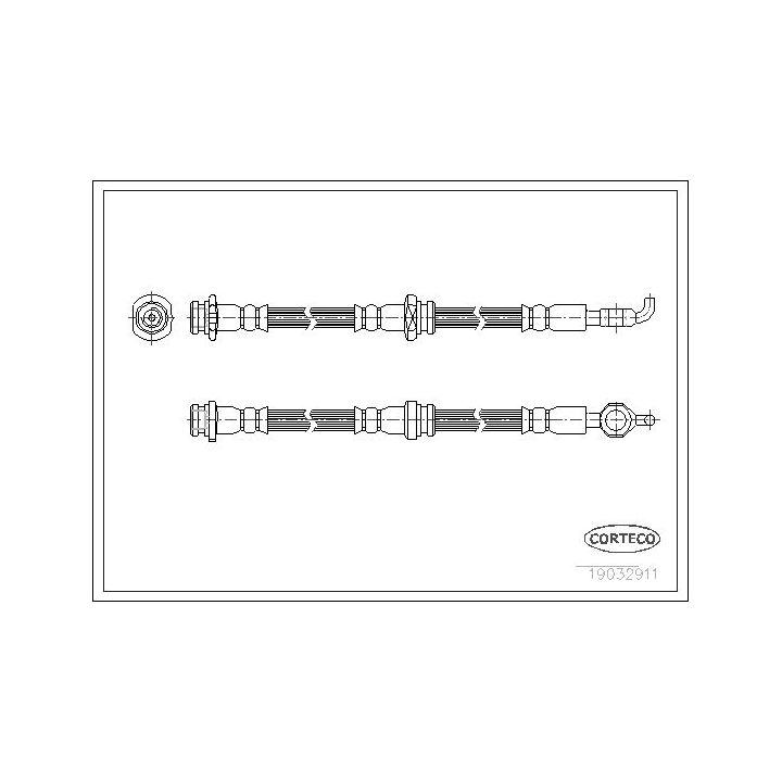 Stabdžių žarnelė CORTECO 19032911