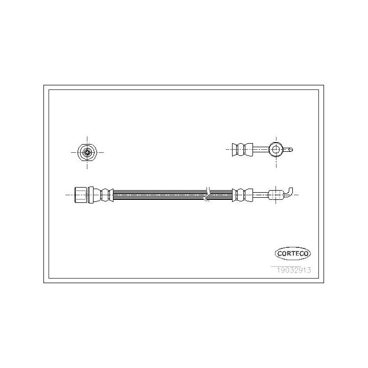 Stabdžių žarnelė CORTECO 19032913