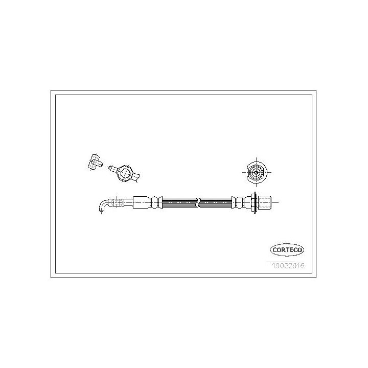 Stabdžių žarnelė CORTECO 19032916