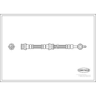 Stabdžių žarnelė CORTECO 19032923