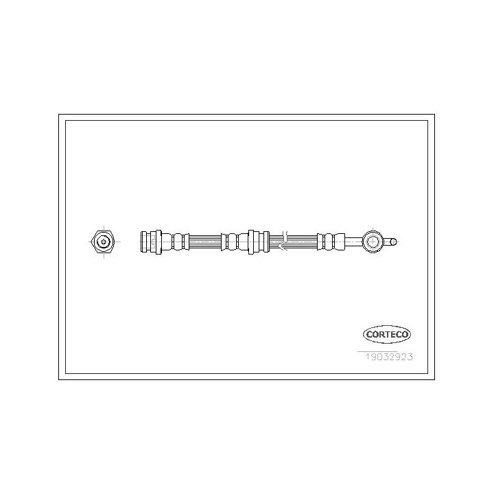 Stabdžių žarnelė CORTECO 19032923