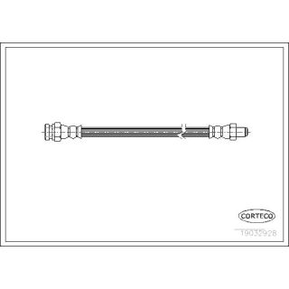 Stabdžių žarnelė CORTECO 19032928