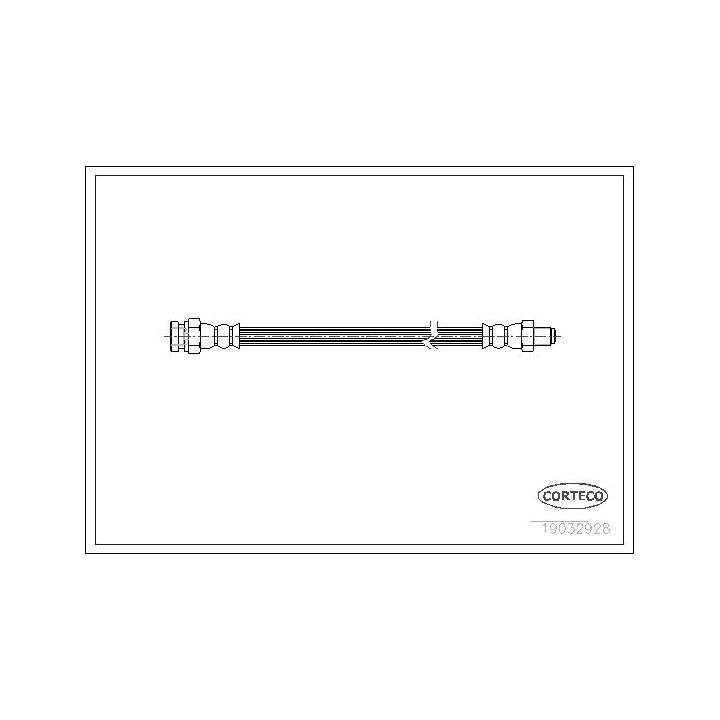 Stabdžių žarnelė CORTECO 19032928