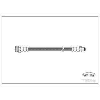 Stabdžių žarnelė CORTECO 19032930