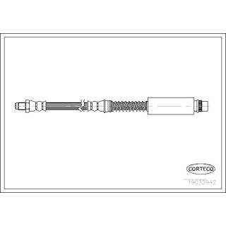 Stabdžių žarnelė CORTECO 19032942