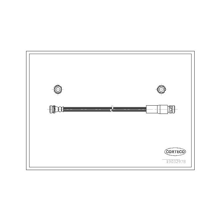 Stabdžių žarnelė CORTECO 19032978