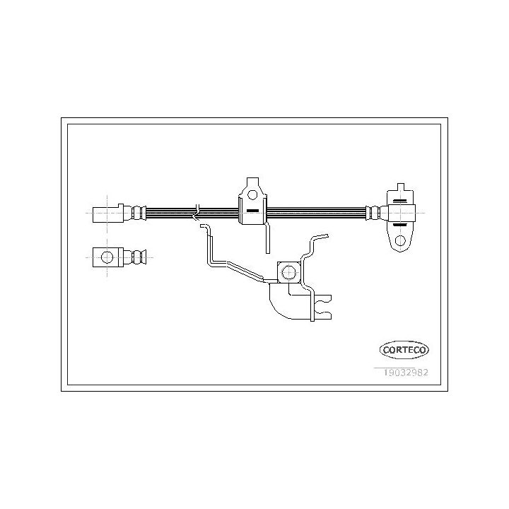 Stabdžių žarnelė CORTECO 19032982