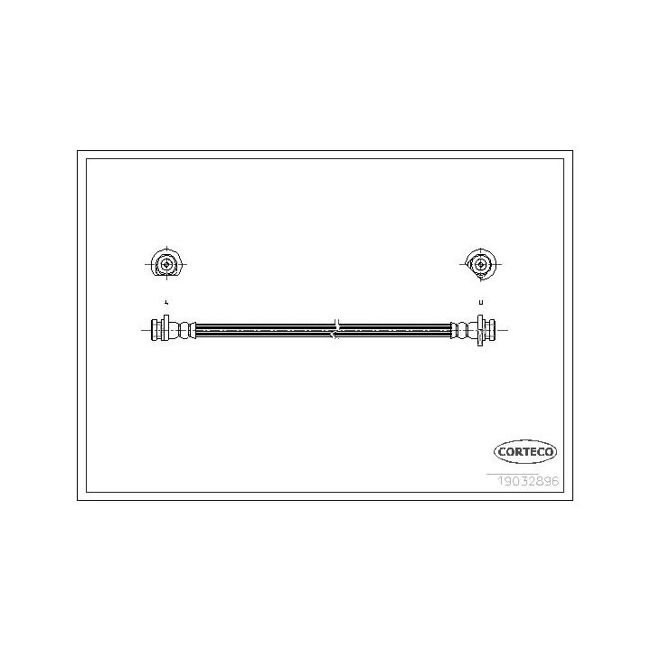 Stabdžių žarnelė CORTECO 19032986