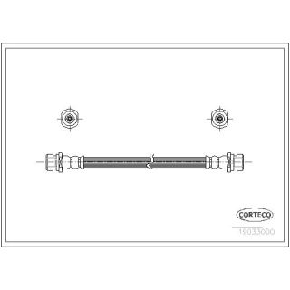 Stabdžių žarnelė CORTECO 19033000