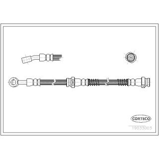 Stabdžių žarnelė CORTECO 19033003