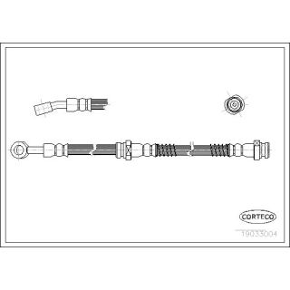 Stabdžių žarnelė CORTECO 19033004