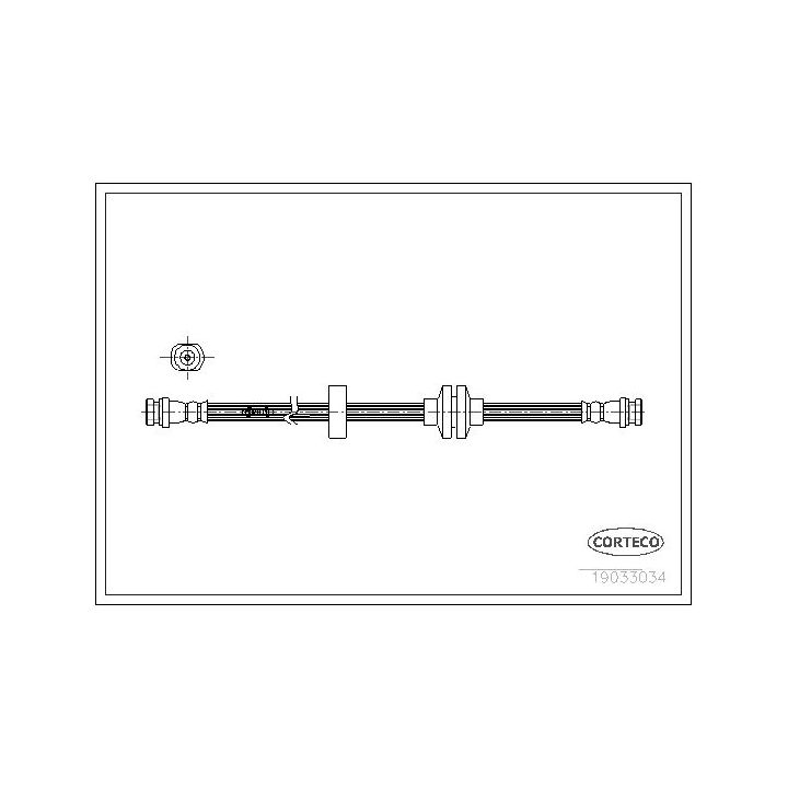 Stabdžių žarnelė CORTECO 19033034