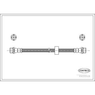 Stabdžių žarnelė CORTECO 19033508