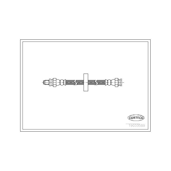 Stabdžių žarnelė CORTECO 19033589