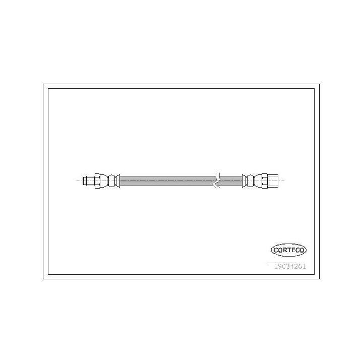 Stabdžių žarnelė CORTECO 19034261