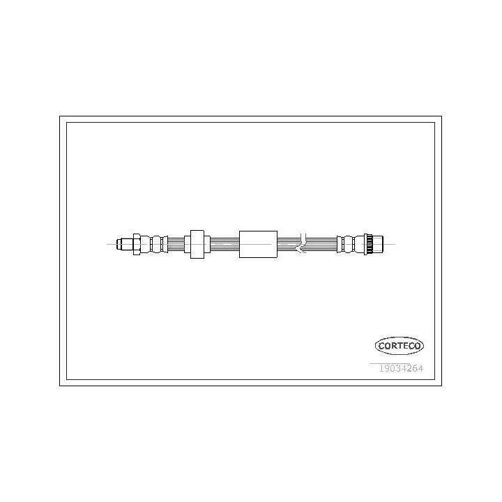 Stabdžių žarnelė CORTECO 19034264