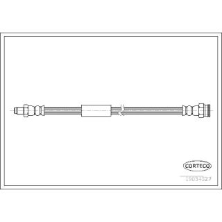 Stabdžių žarnelė CORTECO 19034327