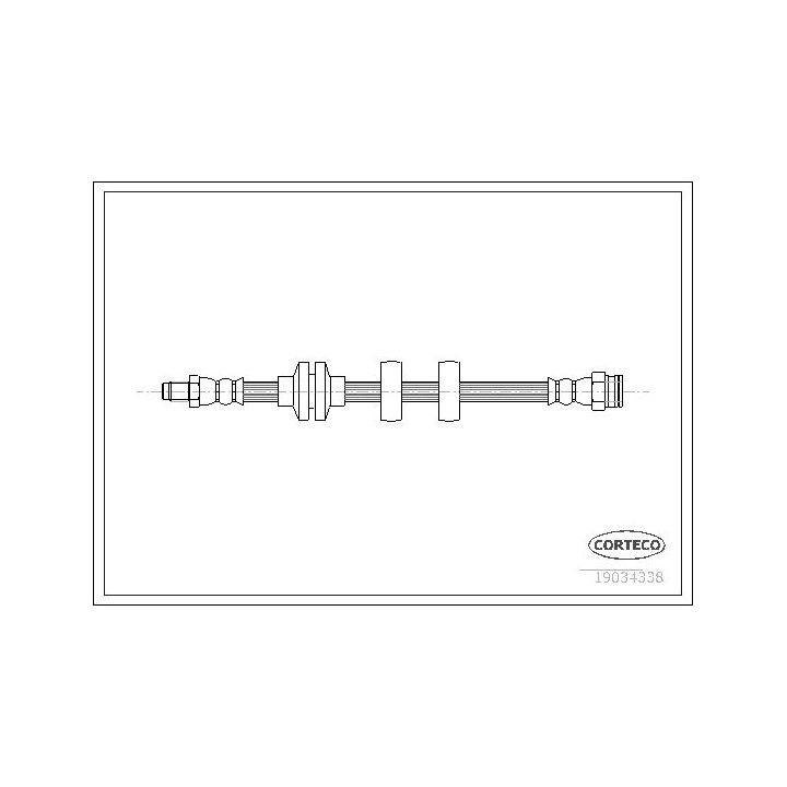 Stabdžių žarnelė CORTECO 19034338