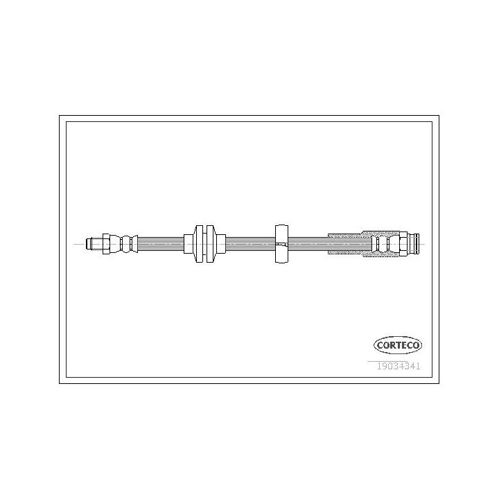 Stabdžių žarnelė CORTECO 19034341