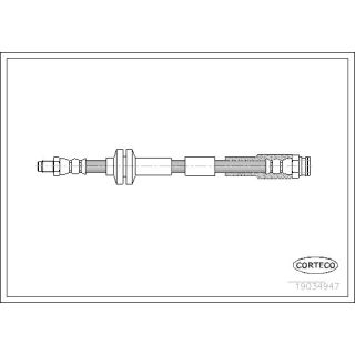 Stabdžių žarnelė CORTECO 19034947