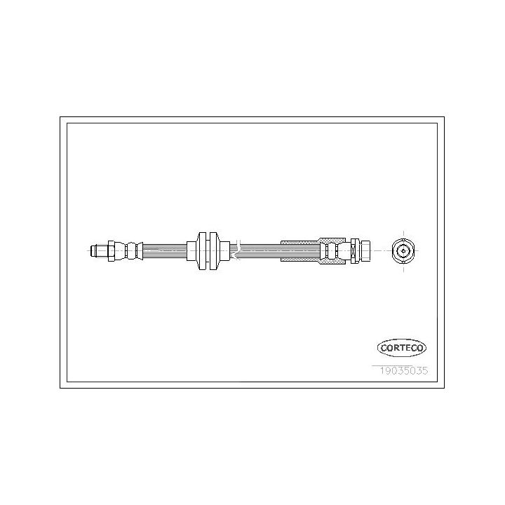 Stabdžių žarnelė CORTECO 19035035