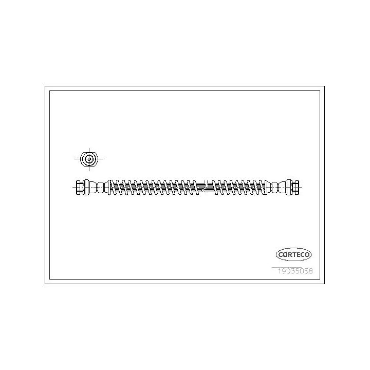 Stabdžių žarnelė CORTECO 19035058