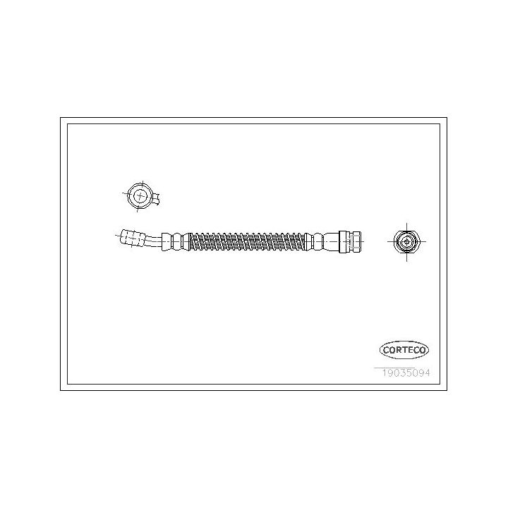 Stabdžių žarnelė CORTECO 19035094