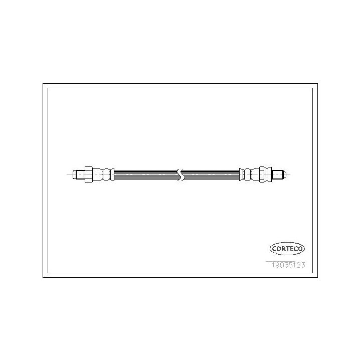 Stabdžių žarnelė CORTECO 19035123