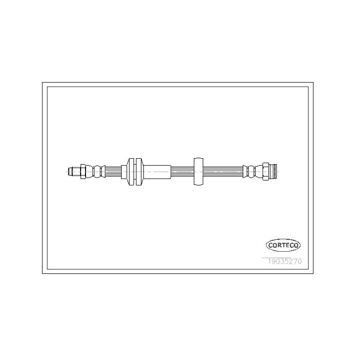 Stabdžių žarnelė CORTECO 19035270