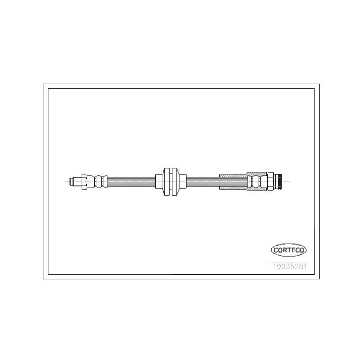 Stabdžių žarnelė CORTECO 19035281