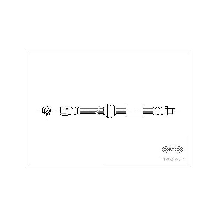 Stabdžių žarnelė CORTECO 19035287