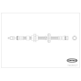 Stabdžių žarnelė CORTECO 19036537