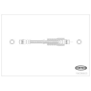 Stabdžių žarnelė CORTECO 19036603