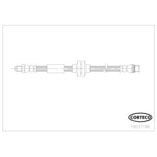 Stabdžių žarnelė CORTECO 19037186