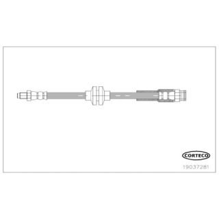 Stabdžių žarnelė CORTECO 19037281
