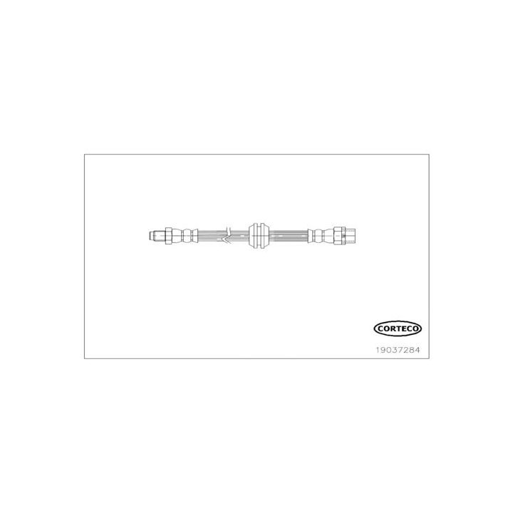 Stabdžių žarnelė CORTECO 19037284