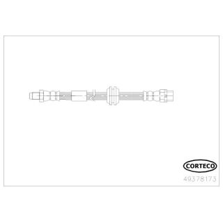 Stabdžių žarnelė CORTECO 49378173