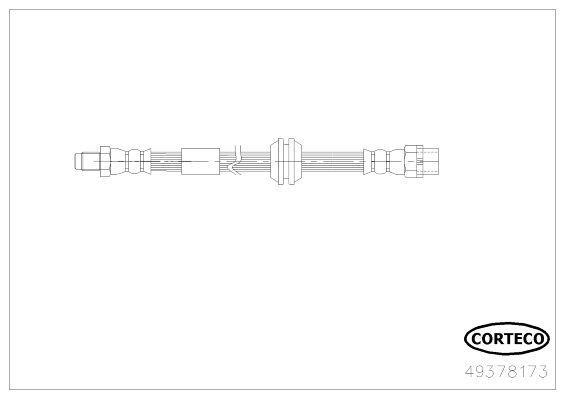 Stabdžių žarnelė CORTECO 49378173