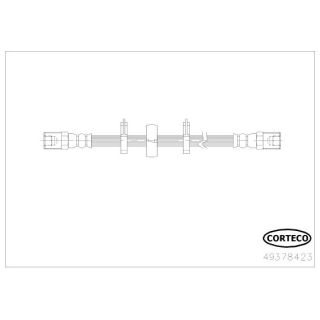 Stabdžių žarnelė CORTECO 49378423