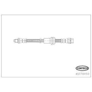 Stabdžių žarnelė CORTECO 49378450