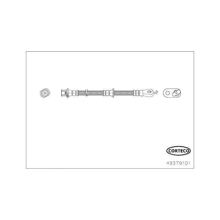 Stabdžių žarnelė CORTECO 49379101