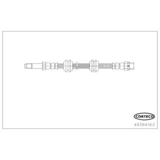 Stabdžių žarnelė CORTECO 49384162